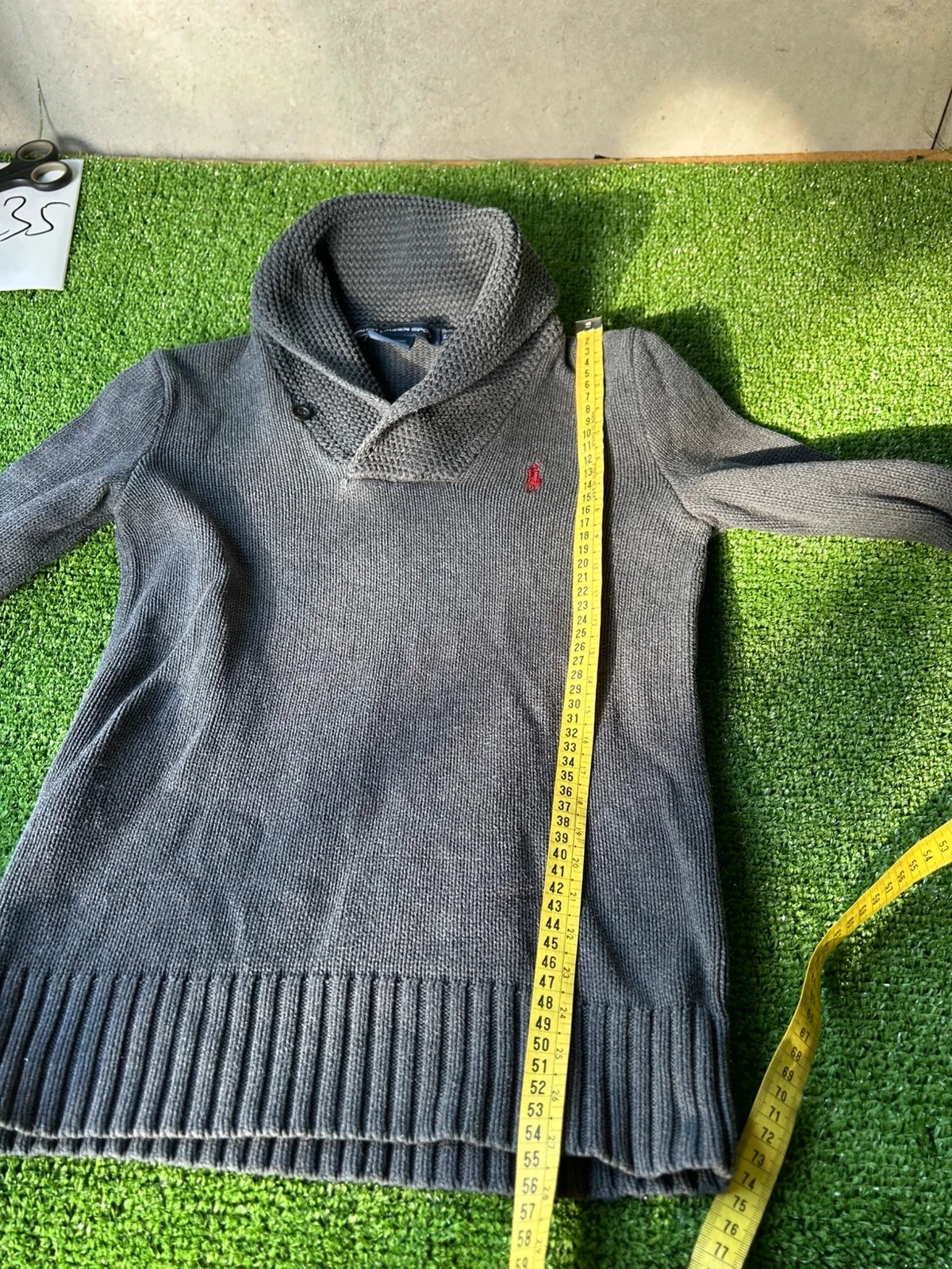 Zwarte polo trui met rolkraag Ralph Lauren – photo 10